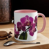 Purple Orchid Paradise - 11 oz. Coffee Mug - Perfect for Botanical Enthusiasts and Stylish Sippers
