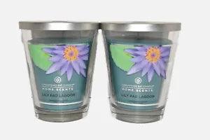 Chesapeake Bay (2) Lily Pad Lagoon 11.5oz Glass Jar Candles Essential Oils USA