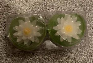 Water Lily Floating Flower Candles Ser of 2 SEALED