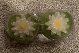 Water Lily Floating Flower Candles Ser of 2 SEALED