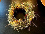 Floral SPRING EASTER SUMMER SMALL Door or Tabletop Wreath
