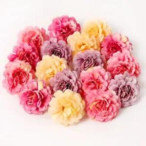 Decorative Accessories Flower Heads Artificial Floral Themed Uses For DIY Crafts