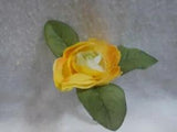 Flower Pen -- Yellow Ranunculus -- NEW With Black Ink