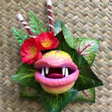 Audrey 2 Little Shop of Horrors Hair Clip Feed Me Seymour Venus Flytrap for Tiki Oasis Halloween Comic Con Cosplay