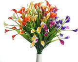 33cm Artificial Calla Lily Fake Flowers Plants for Indoor Outdoor Wedding Decors