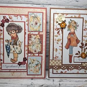 Bella Autumn birthday card