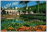 CA San Diego Balboa Park Floral Flower Displays Lily Pads Postcard View 4x6