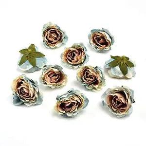 Fake flower heads in bulk wholesale for crafts Flowers Head Silk Peony Roses