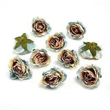 Fake flower heads in bulk wholesale for crafts Flowers Head Silk Peony Roses