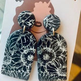 Handcrafted polymer clay earrings