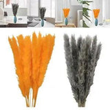 15Pcs Dried Pampas Grass Reed Flowers for Vase Gift Boho Bouquet Decoration