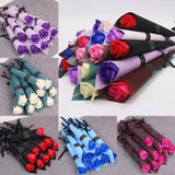 NEW LISTINGArtificial Rose Soap Dried Flowers Fake Floral Bouquet Wedding Party Decor Gifts