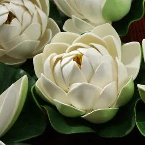 6PCS floating lotus lotus flower artificial lotus flowers for decoration