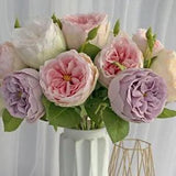 Artificial Silk Flower Peony Branch Bouquet Nordic Wedding Home Room Party Table
