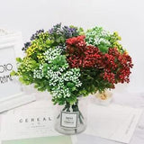 Colorful Plastic Berry Flowers Bouquets Home Party Decorations Artificial Flower