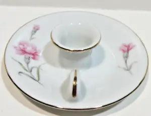 Vintage Royal Court Fine China Japan ???Carnation??? Candlestick Holder