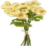 Raz F4122664 Yellow Ranunculus Bundle Artificial Flower, 12-inch Height