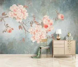 3D Peony Flower G1044 Wallpaper Wall Murals Removable Self-adhesive Honey