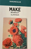 New DIAMOND Art Kit - RANUNCULUS Floral - Make Market- 16" X 20" - So Pretty!