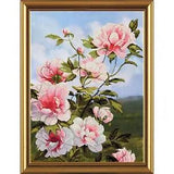 Nova sloboda CB1137 Peonies Embroidery Kit Counted