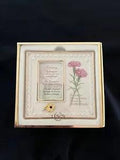 Lenox China Treasures January Carnation & Birthstone Frame