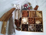 Dried Natural Mixed Home Decor, Decorative woodland  - Set (28 types)