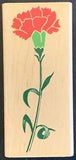 Rubber Stampede Carnation Flower Rubber Stamp
