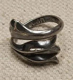 AVON Vintage LILY WRAPAROUND Ring Size 4.5 925 STERLING