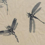 Chinese watercolor of orchid ? Flower and Dragonfly
