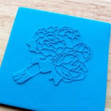 Peony Wedding Bouquet Embosser, Wedding Flowers Fondant Stamp Embosser - 111