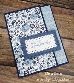 Heartfelt Sympathy with Stampin' Up! Countryside Inn Designer Series Paper Flower Delivery