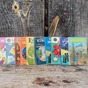 Vintage Golden Guide Books -- Golden Guide Books --Set of Golden Guide Books -- Vintage Reference Books --
