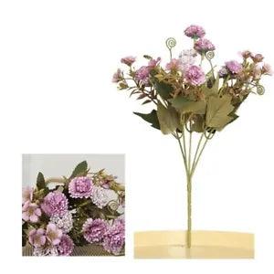 Artificial Carnation Flower Ornament For House / Hotel And Garden Display Decor