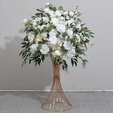Greenery Eucalyptus Leaf Rose Floral Ball Table Centrepiece Artificial Flower Ball Wedding Party Decor Custom Flower Ball Size