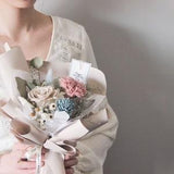 Petite Preserved Flower Bouquet (Kyoto Pearl)