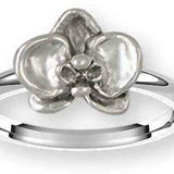 Orchid Jewelry Sterling Silver Handmade Orchid Ring  OR32X-R