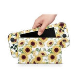 Nintendo Switch Skin Decal For Console Joy-Con And Dock Sunflower