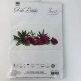Peonies and Red Apples Cross Stitch Kit Set de Brodat BA2357 Zweigart
