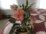 Beautiful 11" Artificial Floral Arrangement with vase