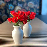 Miniature Roses bouquet Dollhouse 1:12 Red
