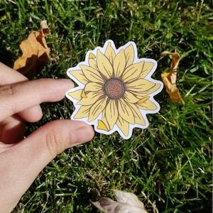 Sunflower Sticker | Laptop Stickers | Water-bottle Sticker | Tumbler Sticker | Weatherproof Stickers | Collectable Stickers