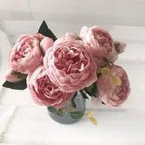 Artificial Flowers, Artificial Peony Bouquet, Floral Arrangements, Flower Bouquet, Fake Flowers, Artificial Bouquet, Wedding Decor Flowers