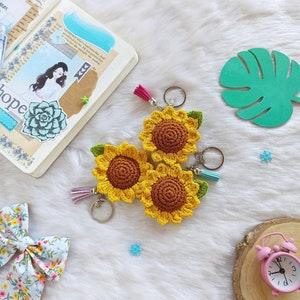 Crochet sunflower pattern / amigurumi sunflower pattern / crochet flower pattern / small sunflower pattern