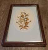 pressed flowers framed