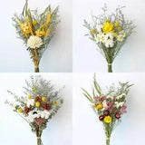 lot Dried Bouquet with Cotton  Eucalyptus - Home Decor Arrangement