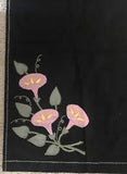 Arts and Crafts Vintage Calla Lily  Mourning Table Cloth and Runner