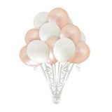 Rose Gold White Balloon Bouquet | Rose Gold Balloons | Rose Gold Birthday Party Theme