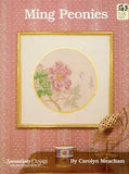 Ming Peonies Cross Stitch Pattern - Carolyn Meacham - Serendipity Designs