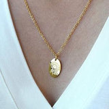 SunFlower Necklace . Positivity Inspired Gift by Poise Jewellers. Botanical Jewelry in Gold or Silver
