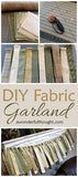 DIY Fabric Garland - A Wonderful Thought Flower Delivery